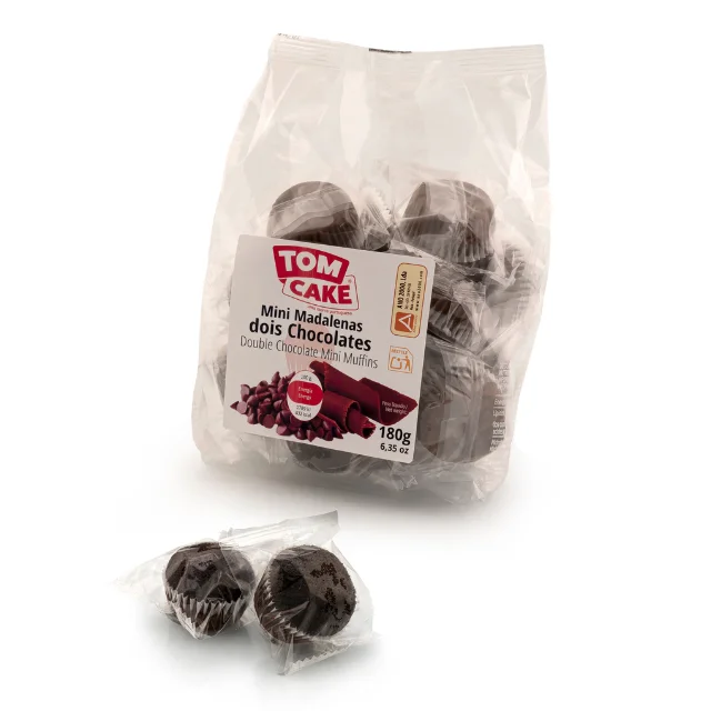 Delicious TOM CAKE Double Chocolate Mini Madeleines 180g