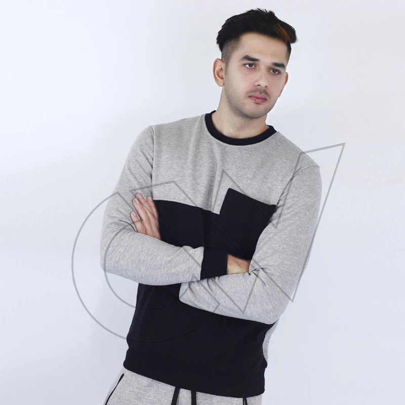 Premium Quality 2022 Men Crewneck Cotton Fleece Sweatshirts