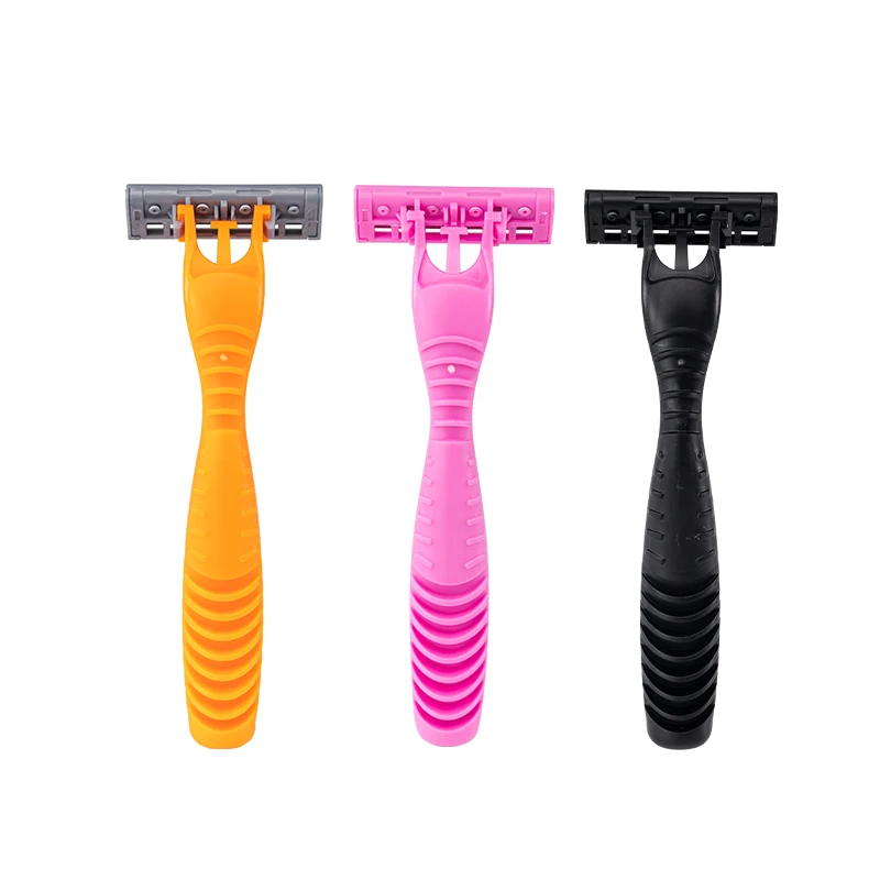 Pearlmax Hot Sale Triple Disposable Blade Razor Custom Logo Razors Shaver