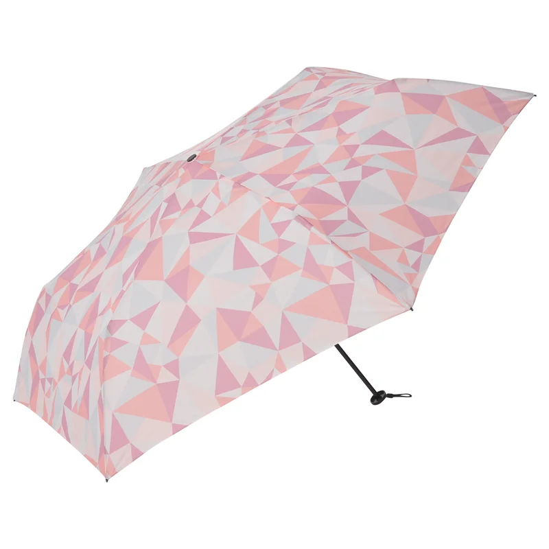 compact folding umbrella smart light geometric carbon mini 55