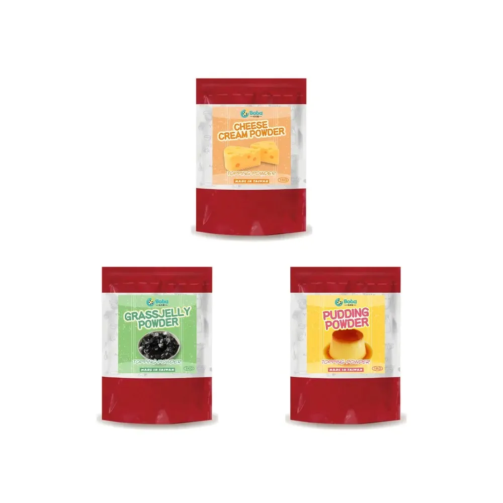Taiwan Food Delicious topping powder (pudding) ideal to go with Cupcakes