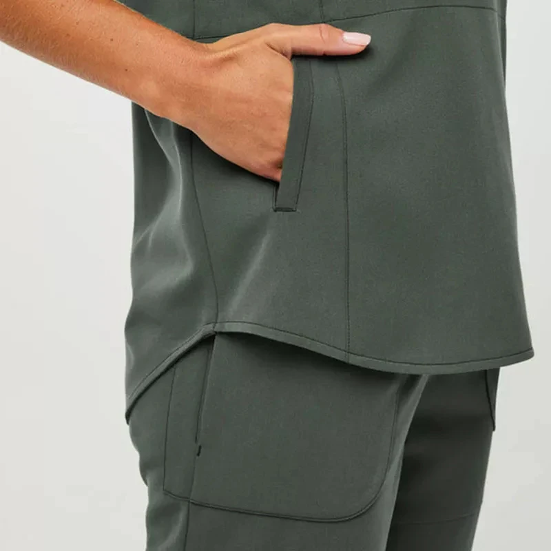 Custom Nurse Sets Jogger Women Scrub Set Nursing Medical Nurse Scrub Set Uniform Hospital Doctor Beauty Medico Womens Scrub