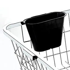 Stainless Steel Dish Drainer Rack with Drip Tray Utensil Drying Stand for Kitchen Plate Rack Basket Sink Counter