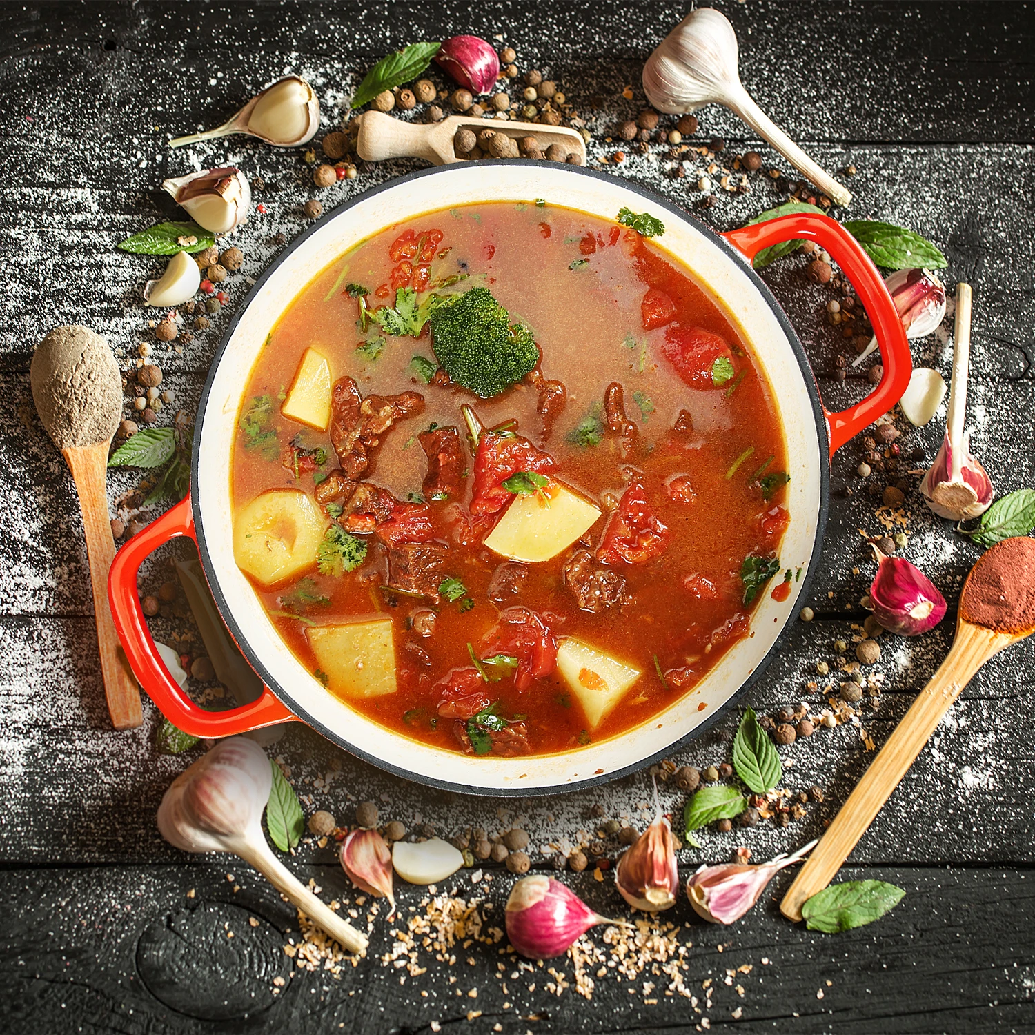 Горячая Распродажа низкий минимальный заказ антипригарная чугунная посуда кастрюля эмалированная Голландская