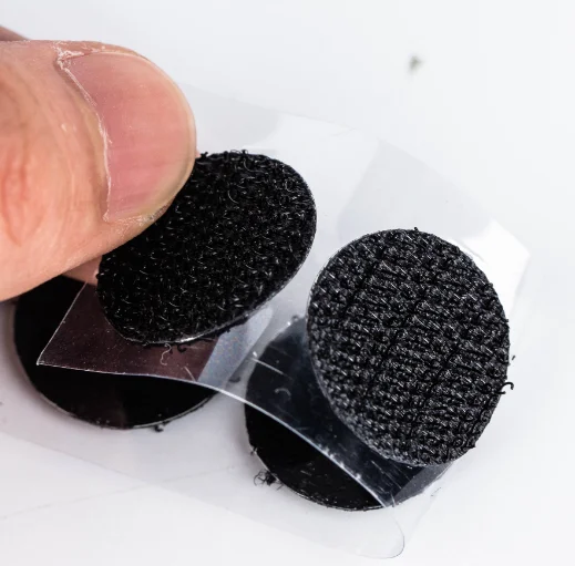 Hot sell custom multi - purpose transparent  adhesive Hook and Loop Coins Dots