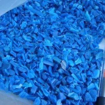 HDPE барабанная переточка/HDPE голубые барабанные хлопья/HDPE