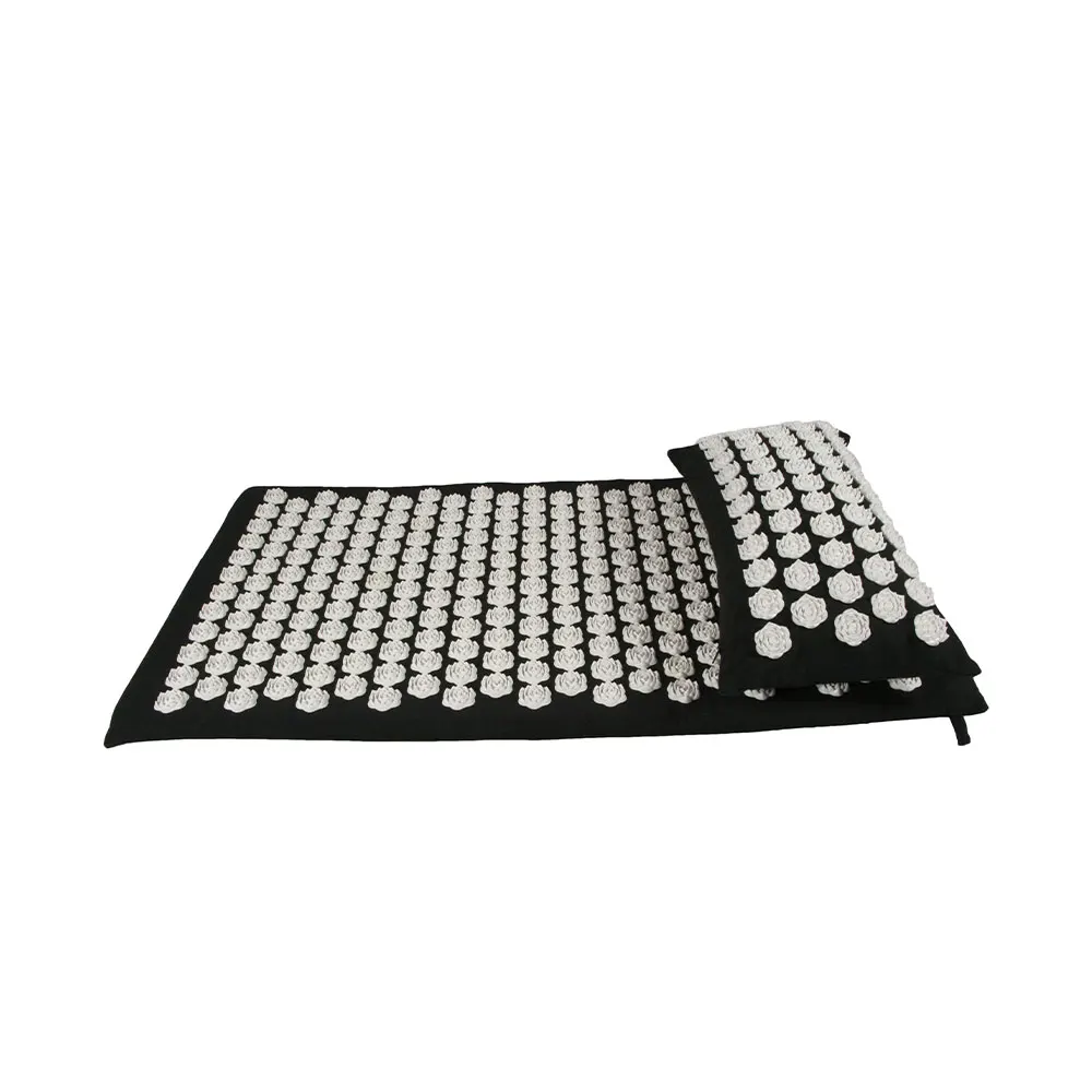 Buy New Latest Brand Product  Acupressure Mat And Pillow Set Lotus Plastic Spikes At Best Selling Price