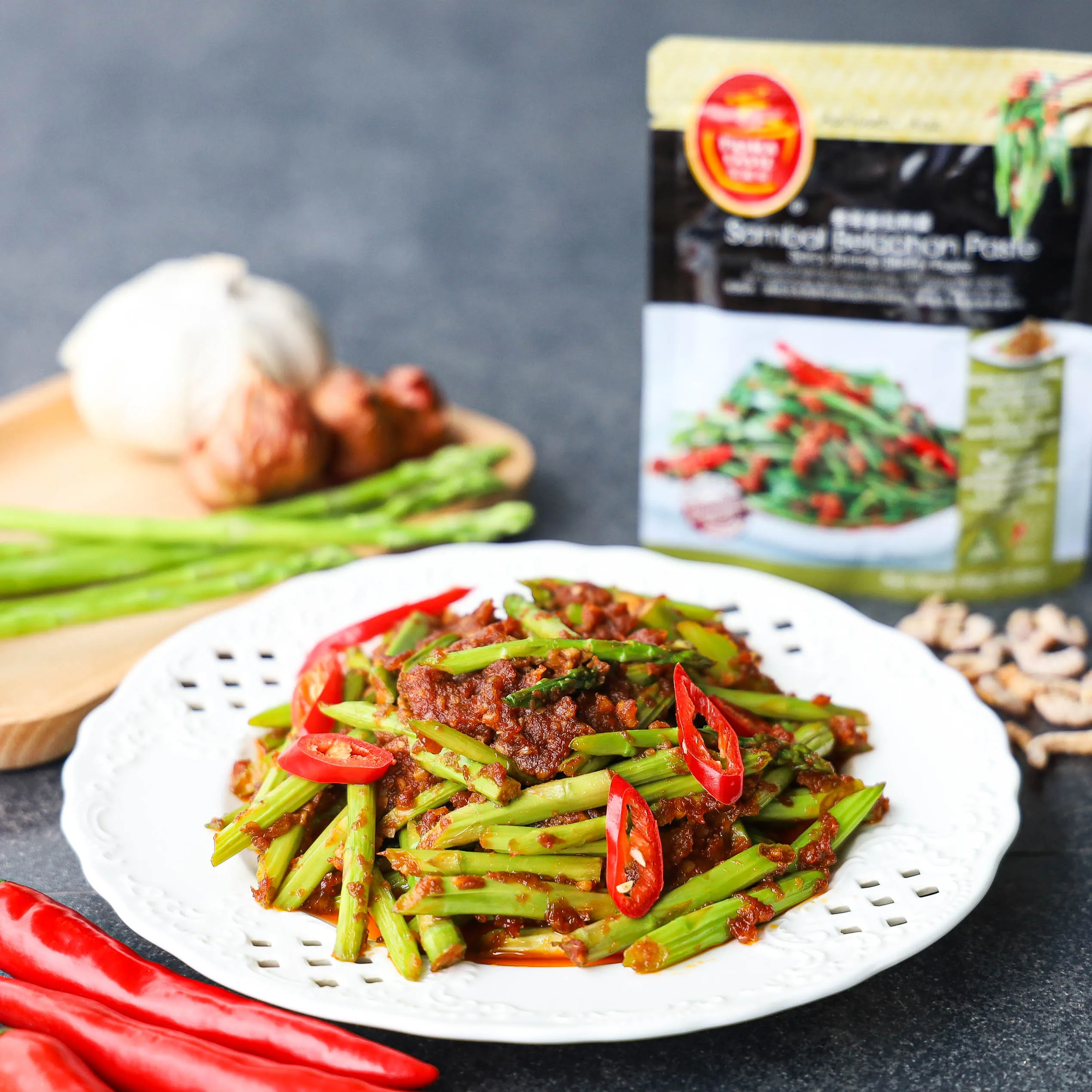 Wholesale Price Sambal Belachan Cooking Sauce Spicy Shrimp Stir-Fry Paste Vegetables Fried Rice Seafood Meat Halal Chili