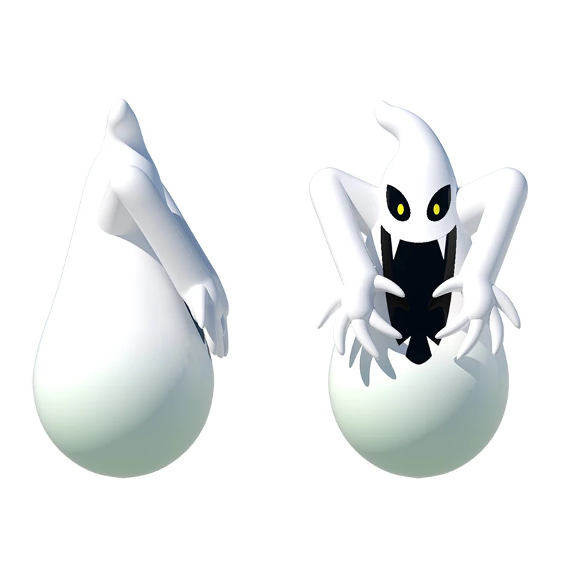 Trick Halloween Decoration Inflatable Ghost White Waterproof Oxford Cloth Customized Inflatable Halloween Monster