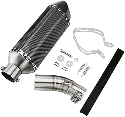 Wholesales High Quality Motorcycle Universal Exhaust Slip On Silencers & Mufflers Compatible With Exhaust Pipe