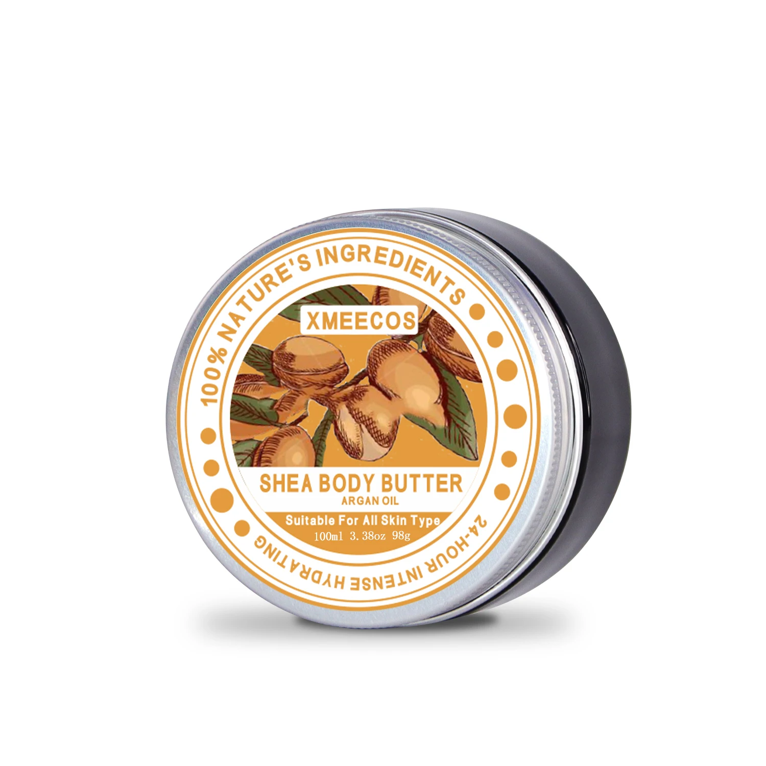 Wholesale Organic African 100% Pure Vegan Whipped Shea Butter Body Cream Moisturizing Argan Oil Body Butter