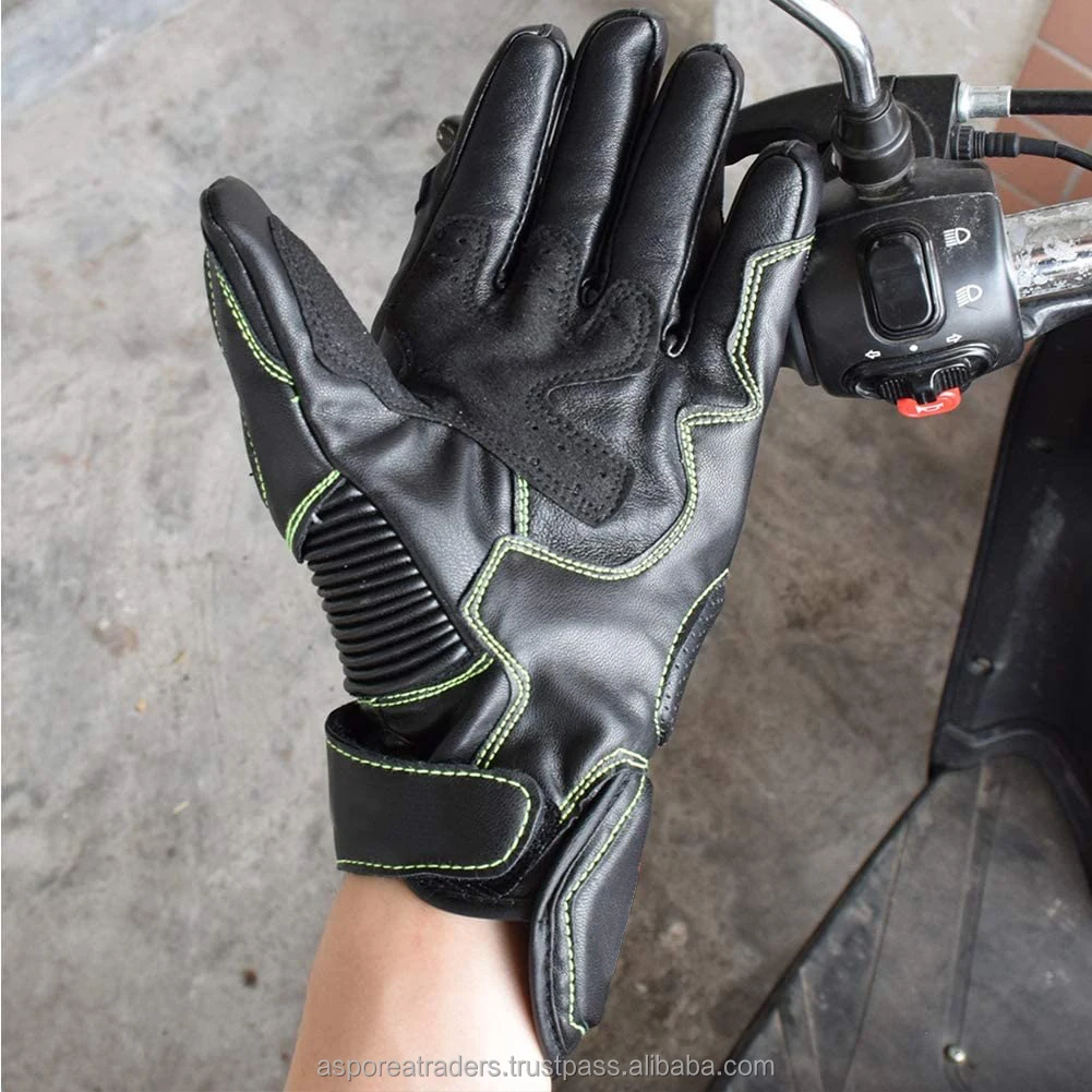 Motorbike Gloves Protection Motorcycle Full Finger Racing Gloves Riding Premium Leather Motorbike Motorcycle Gloves
