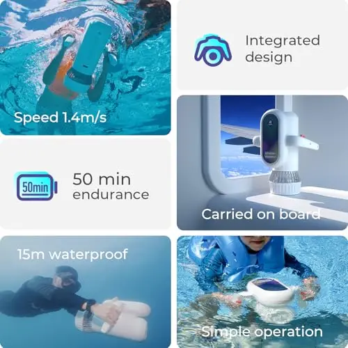 Adult children electric swimming equipment diving floating plate Underwater Scooter Sea Scoote
