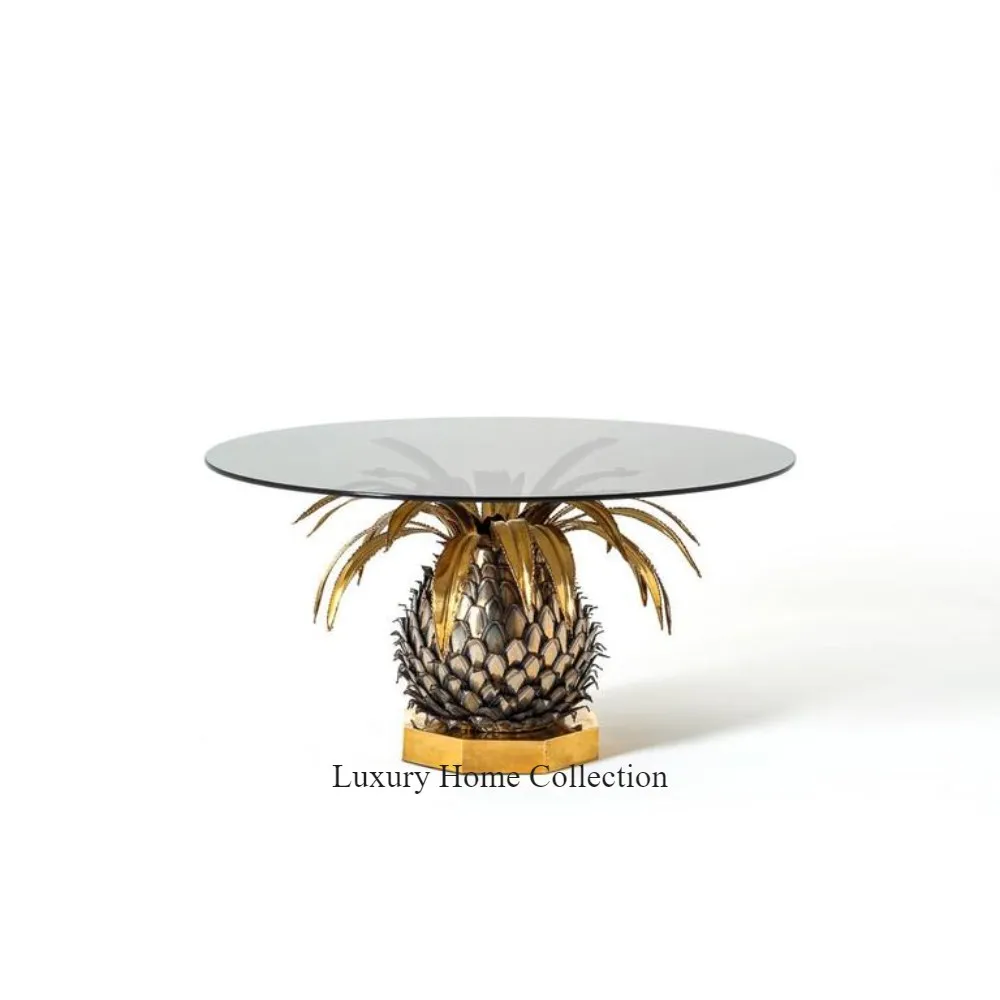 Metal Side Table Fruit Shape Aluminium Casted Handcrafted Drinkable Coffee Table & Center Furniture Decorative In Low Price