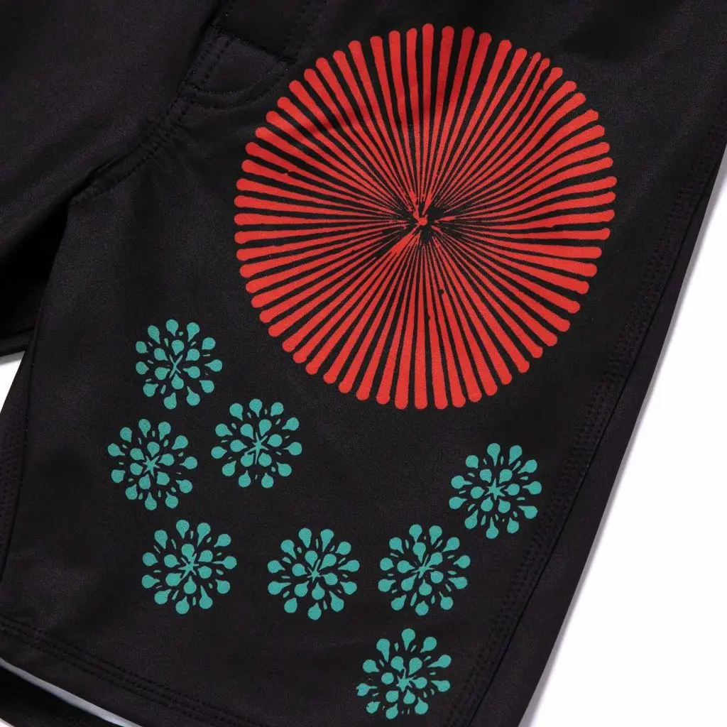 Wholesale Plain MMA Fight Shorts Custom Logo Kick Boxing Muay Thai Shorts in Pink Purple Black Red White Light XXL Cotton Black