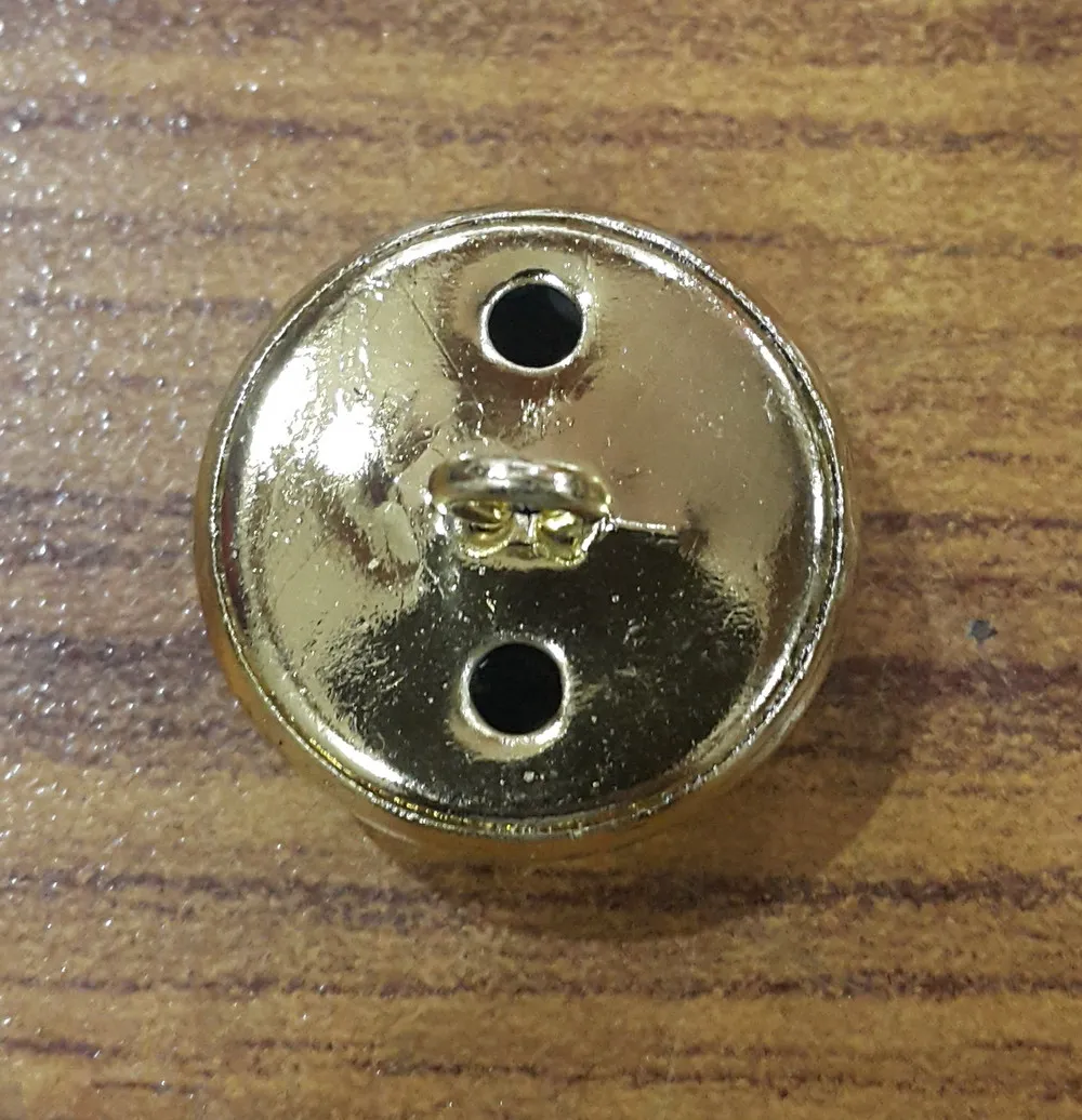 premium quality whole sale price tactical shank button Brass buttons with gold plated for coat jacket