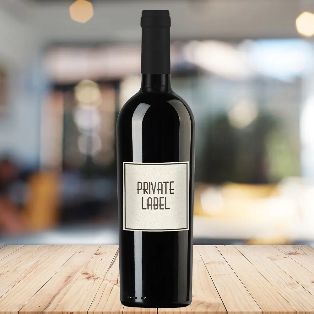 Negroamaro Salento IGT red wine personalized label for restaurant hotel corporate gadget ideas for Christmas gifts merchandisin