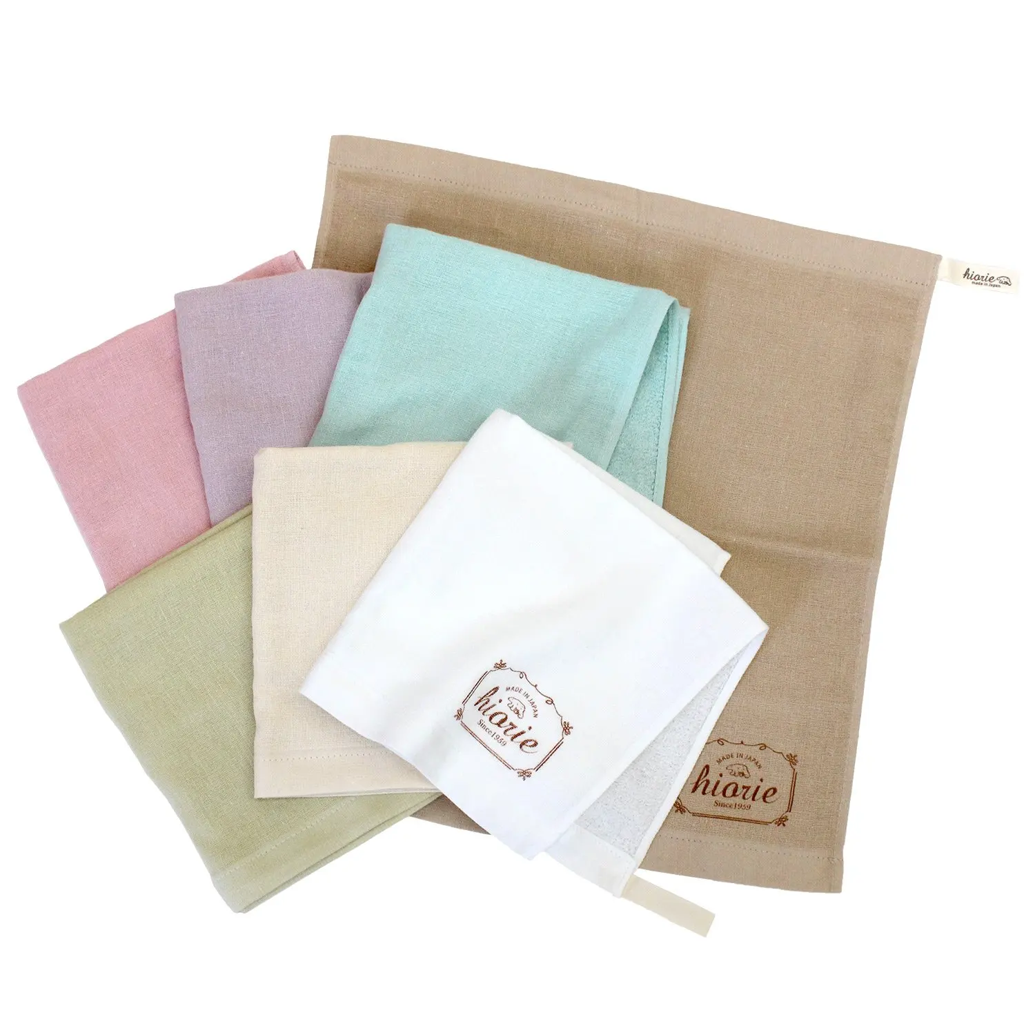 [Wholesale Products] HIORIE Osaka Natural Color Gauze Towel 100% Cotton Hand Towel Face Towel Low MOQ Washable Soft Quick Dry