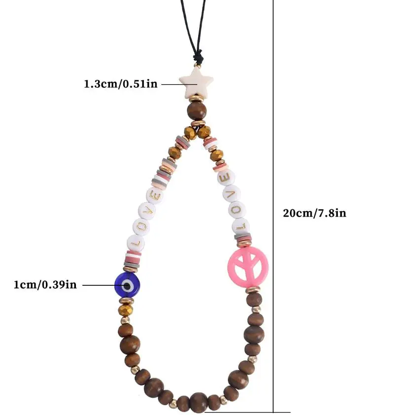 Mobile Phone Pendant Strap Mobile Phone Accessories Plastic Hanging Phone Promotional Gift