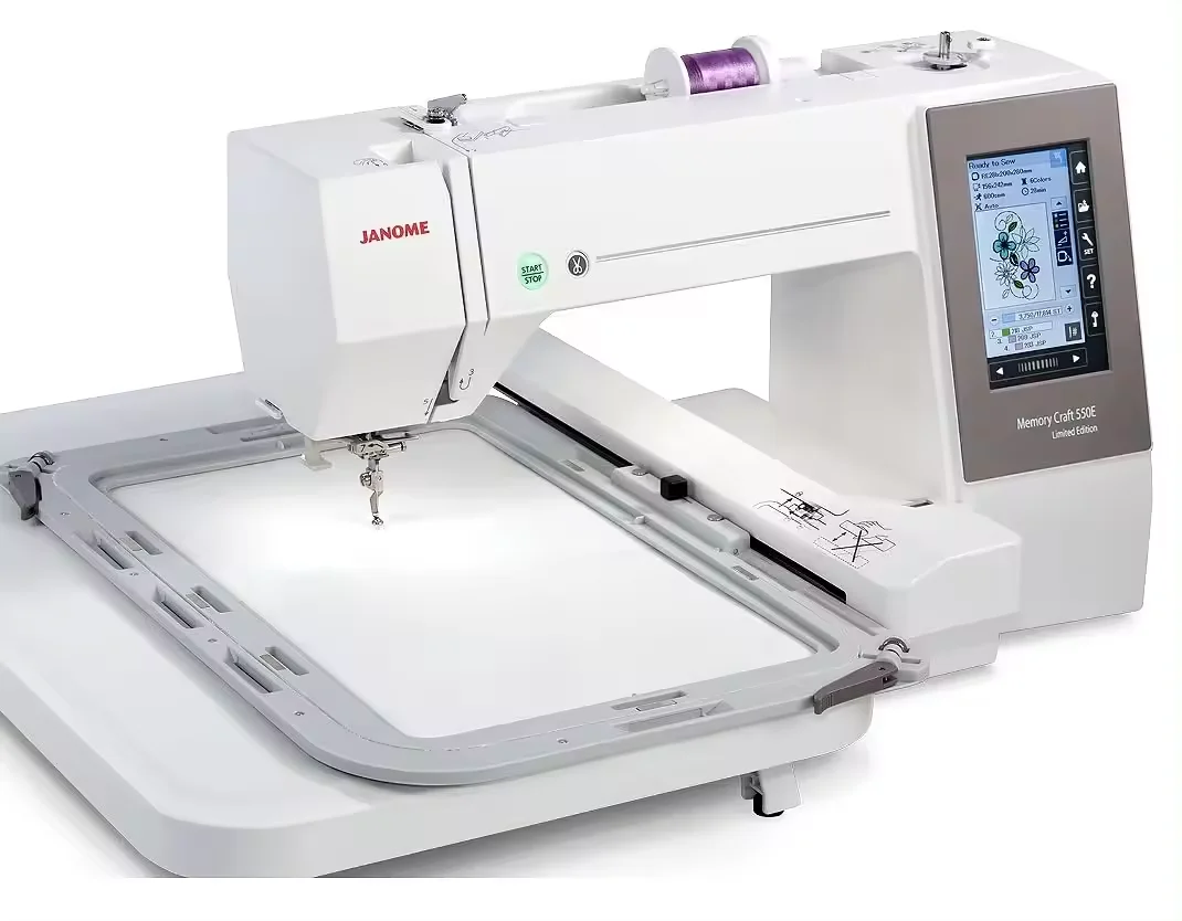 Новая цена Janomes Memory Craft 550E вышивальная машина