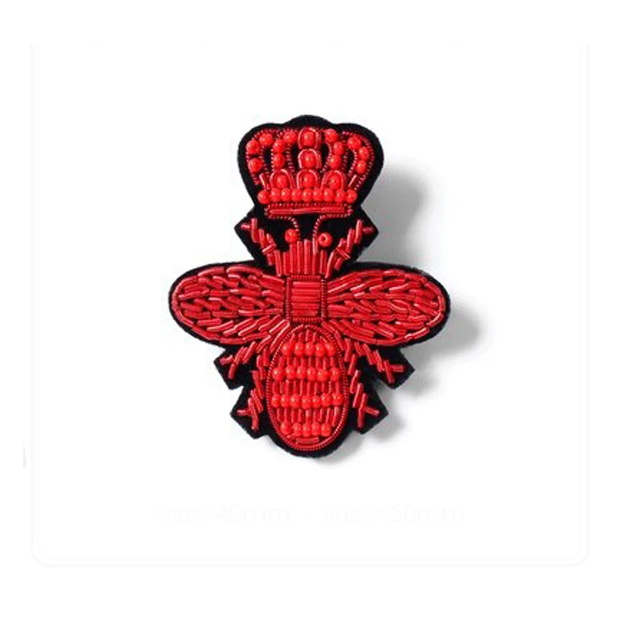 Hand embroidery Fashion Badge for DIY bag coat shoes brooch 25