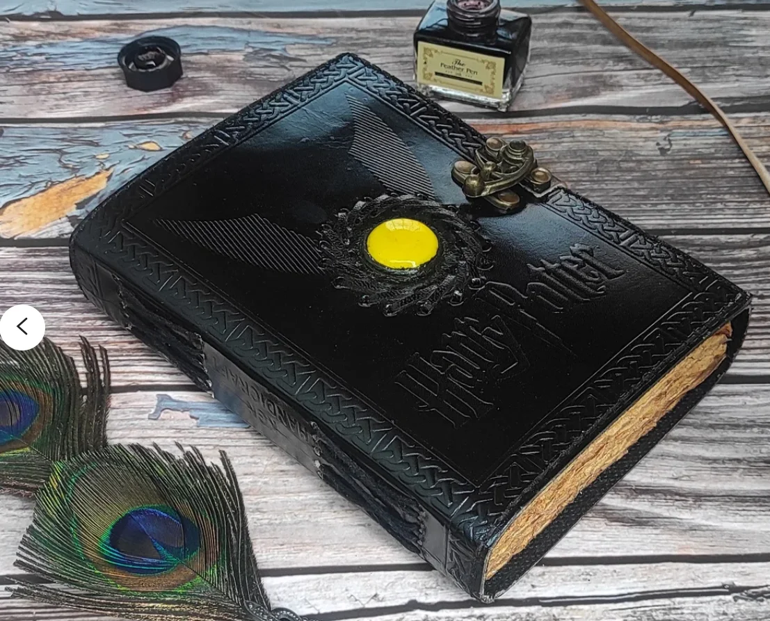 Customizable Rustic Fox Leather A5 Notebook Handcrafted Winter Gift Book Planner Organizer for School Custom Logo Printed Style