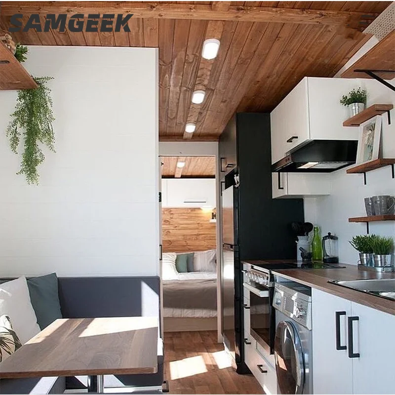 outdoor modern design house on wheels tiny home prefab container  tiny office light steel structure