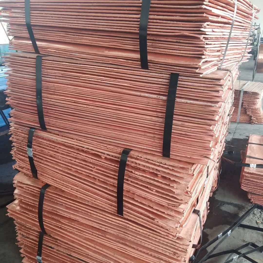 Copper Cathode 99.99% Pure Electrolytic Copper Cathodes