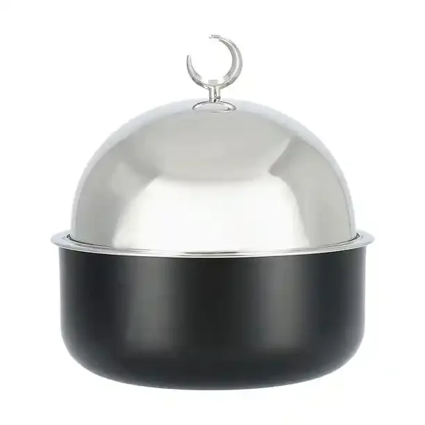 New Customized Design Metal Hotpot handmade Luxury Black Casserole Customized Finished Elegant For Hotel Wedding Parties Serving