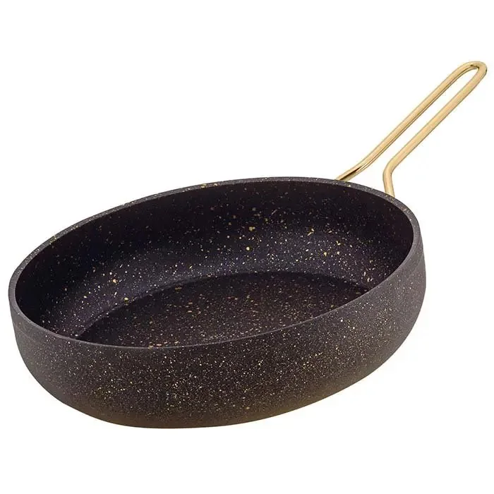 High Quality Induction Option Granite Frying Pan Essential Cookware Set for Efficient Cooking