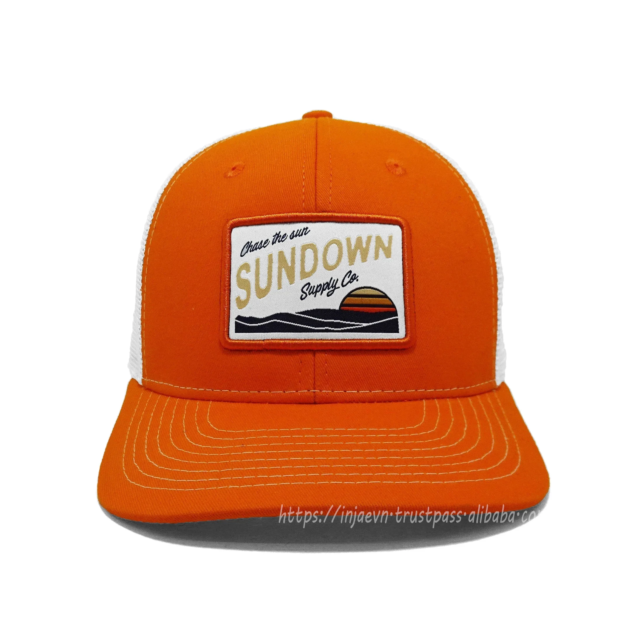 Woven Patches Custom Landscape Logo Trucker Hats Richardson 112 High Quality Multiple Color Mesh Snapback Cap Verified Supplier