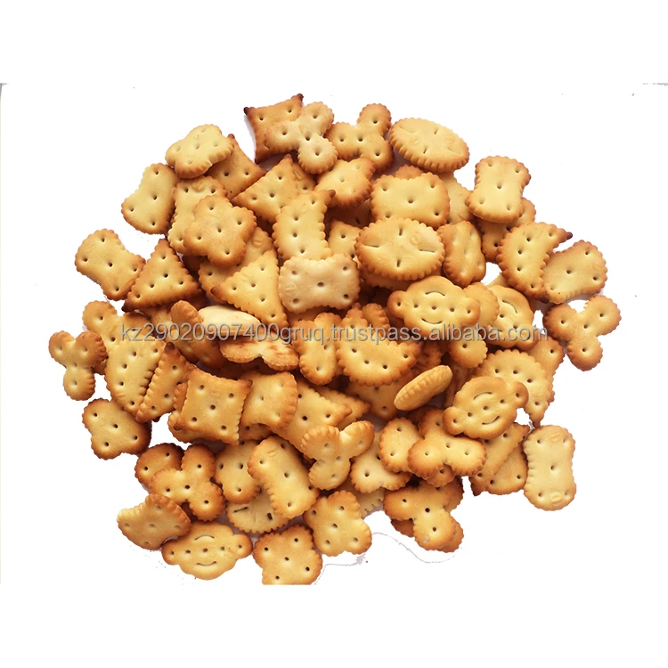 Crackers great quality mixed shapes 3 kg small crunchy biscuits with salty flavor from manufacturer cookies crackers for sale