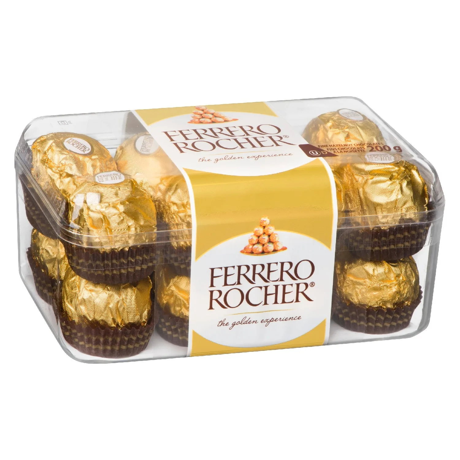 Ferrero Rocher 24 Pieces Boxed Chocolates 300G Ferrero Roche New Products Gold Foil Packaging Crispy Compound Chocolate Ball Hot