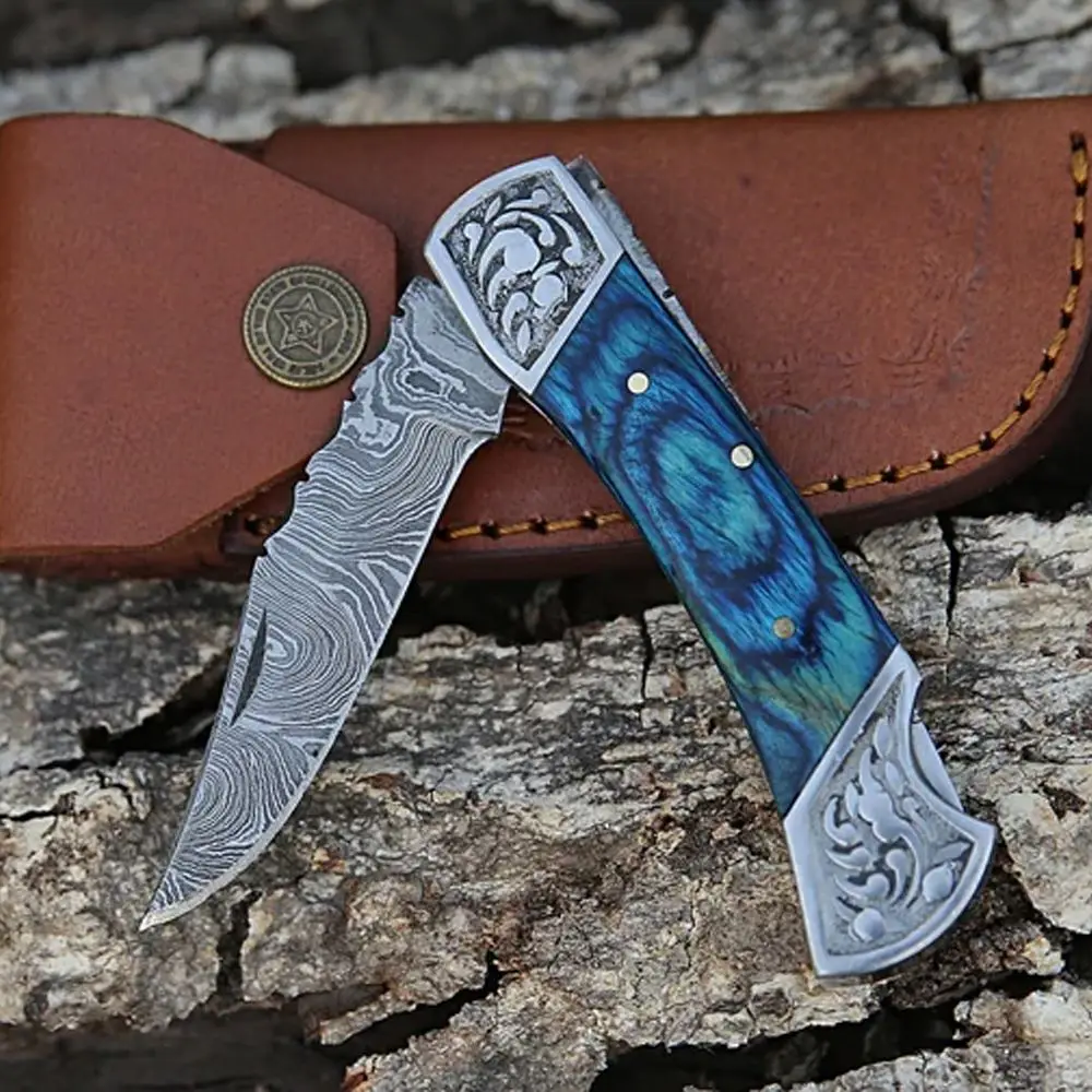 pocket knife stainless steel roller fishing for daily use, outdoor camping pocket folding knives