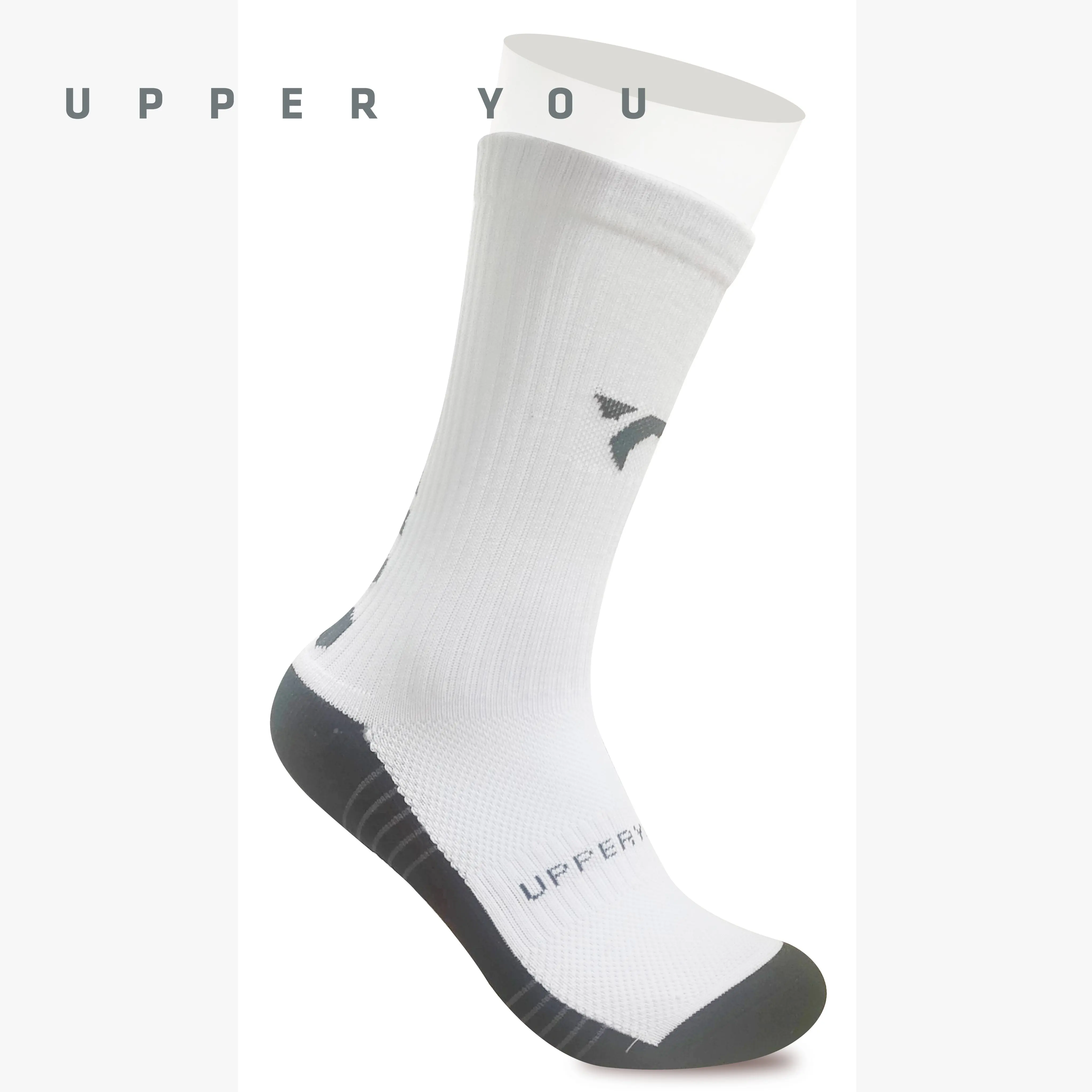 Fashion Sport Men Anti Slip Tube Trampoline Socks Soccer Football Sports Grip Socks