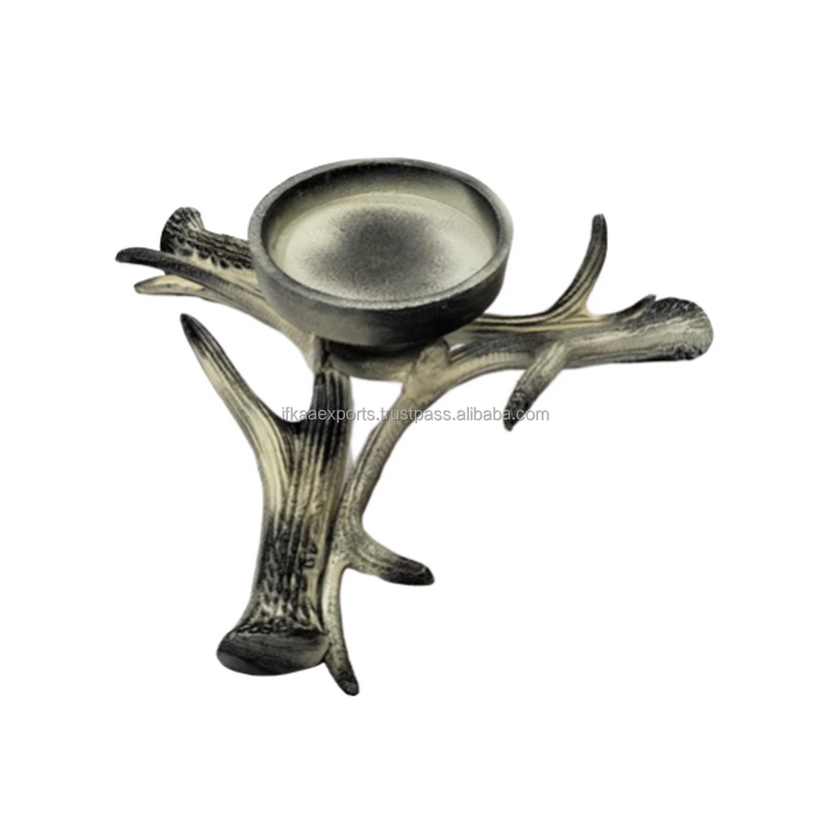 Candle Pillar Holder Antler