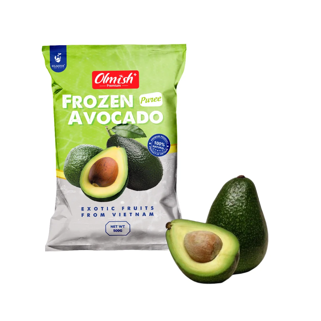 Premium quality Puree of Frozen Avocado from OLMISH brand wholesale in bulk from Vietnam high quality