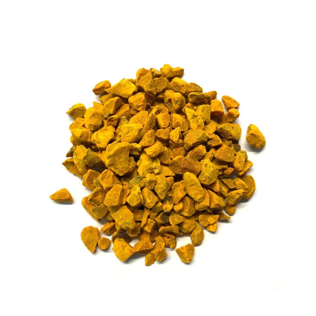 Organic Way Ceylon dried Turmeric Root Cut Rich in Curcumin and Antioxidants