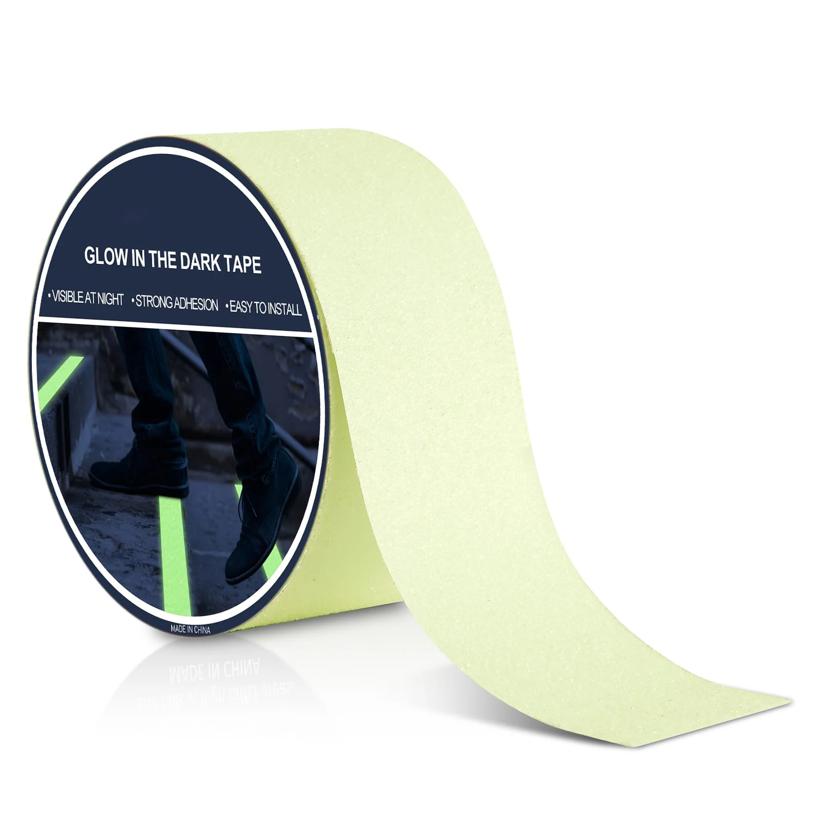 Fluorescent color Anti Slip Tape For Stairs Outdoor Easy-attach PVC Marble Floors And Stairs Anti-slip Tape