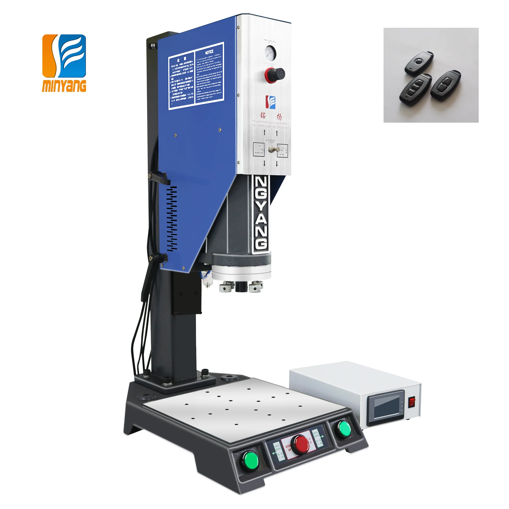 High Performance Ultrasonic Plastic Welding Machine for Key Fob, Automotive Electronics, and Industrial Parts