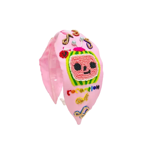 Gameday Beaded Headband with Handmade Design: Perfect for tailgating or cheering on your favorite team.