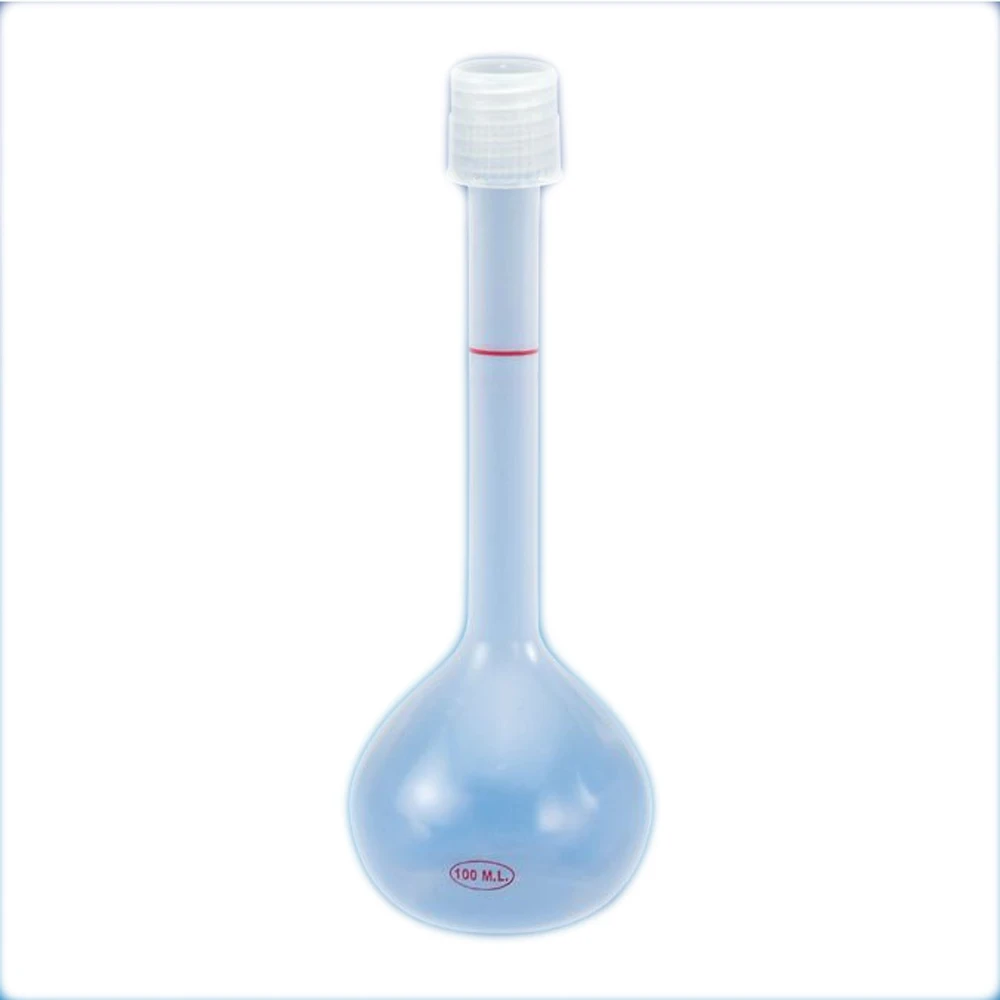 Polypropylene Autoclavable Volumetric Flask- Unbreakable with screw lid and have good contact clarity.