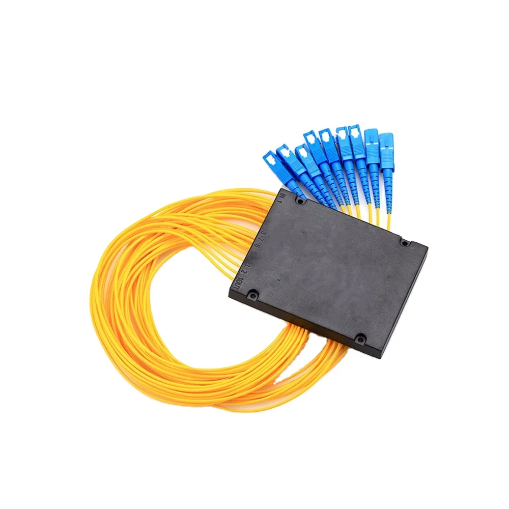 1x4 1x8 1x16 1x32 1x64 Fiber optic equipment 1260 to 1650nm ftth optical fiber plc splitter