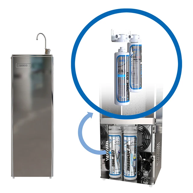 2-Way Water Supply stainless steel water fountain