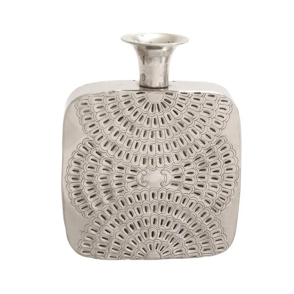 Aluminum Flower Vase Handmade Home Decoration Wholesaler Supplier Metal Table  Decorative Flower Pots