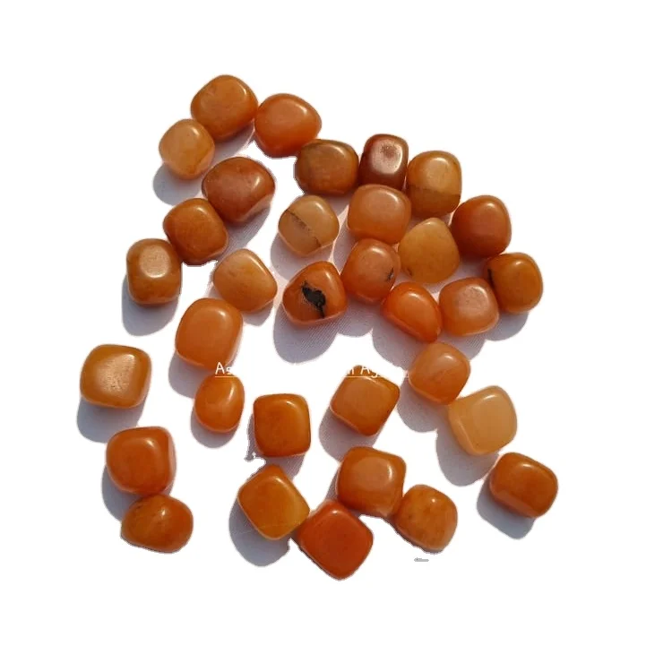Hot Sale High Quality Natural  Pink  Aventurine Tumbled Stones Healing Tumbled Stone For Meditation And Decoration