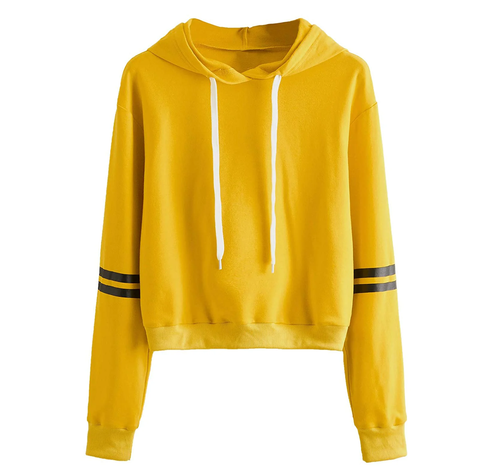 Hot sale products casual women Apparel High Quality Pullover Cotton Fleece Crop Top Hoodies breathable Women