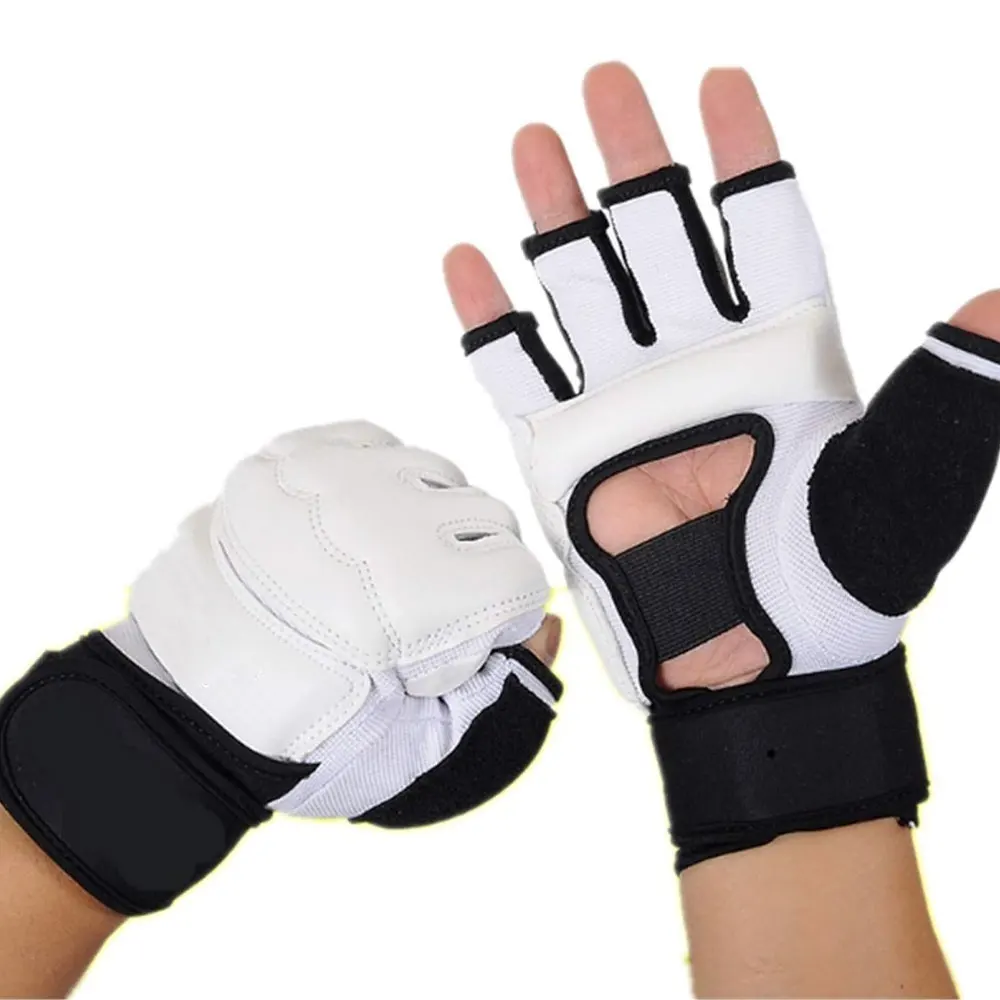 Wholesale New 2024 Polyester Taekwondo Gloves for Training Muay Thai Fighting Kick Taekwondo Gloves