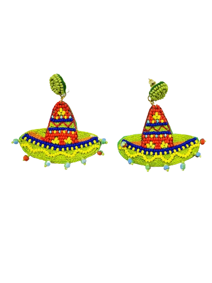 Vibrant and Colorful Beaded Earrings in Bulk for Wholesale Resellers