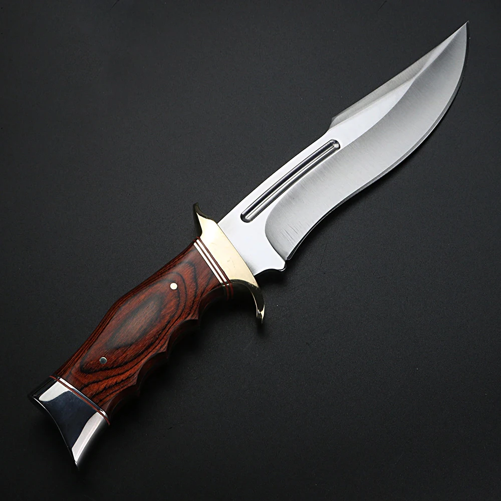Cheap Price 2022 Light Weight OEM ODM Latest Design Carbon Steel Material Hunting Knives In Solid Color